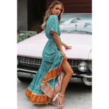 Green Long Dress