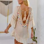 Beige Midi Dress 02