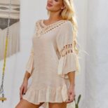 Beige Midi Dress 03