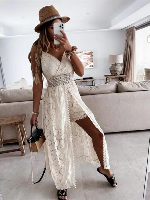 White Long Dress