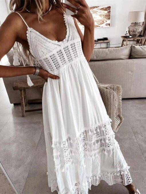 White Long Dress 02