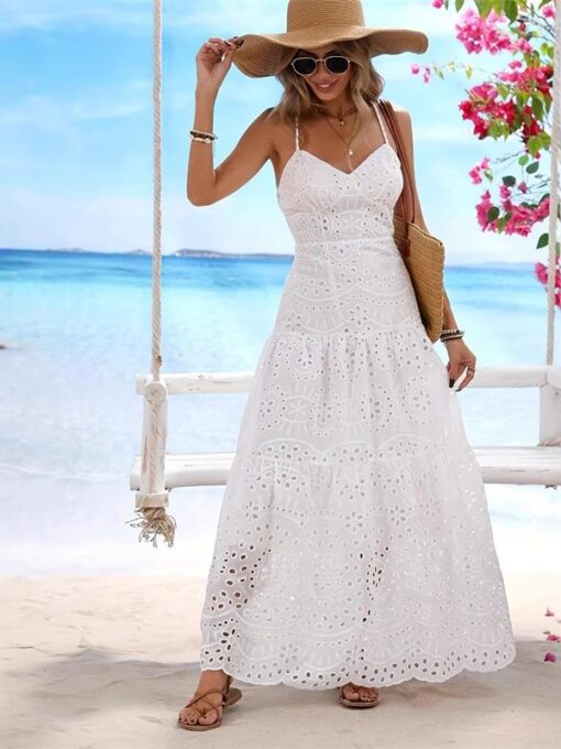 White Long Dress
