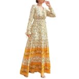 Yellow Long Dress B2
