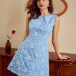 Blue Short Dress (1)