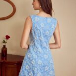 Blue Short Dress (2)