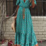Green Long Dress