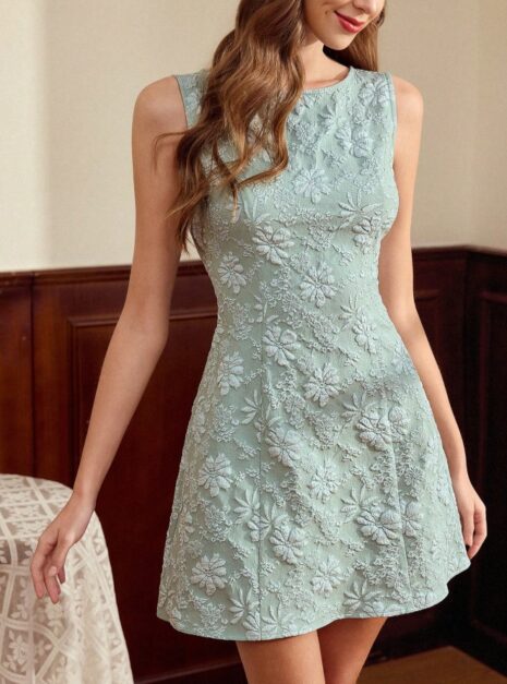 Green Short Dress (4) Green Short Dress (4)