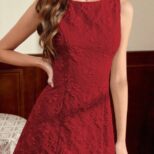 Red Short Dress (2)