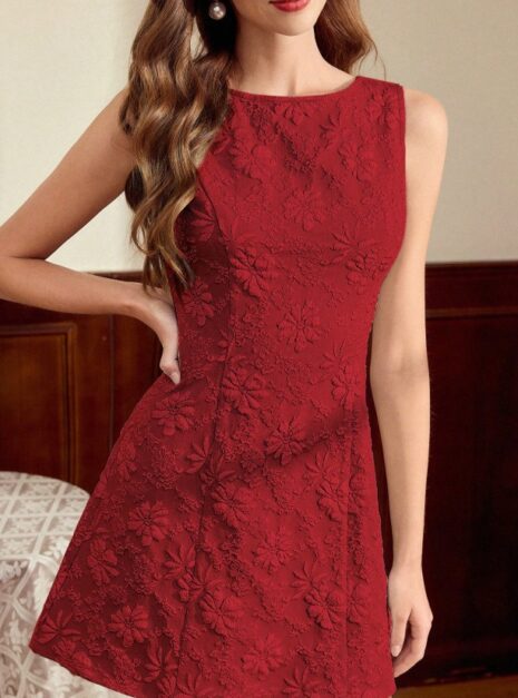 Red Short Dress (2) Red Short Dress (2)