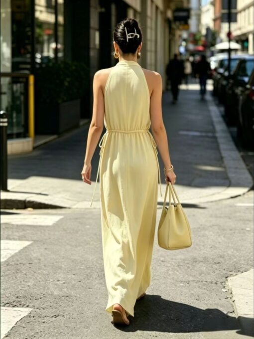 Yellow Long Dress A2