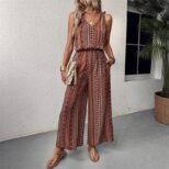 Beige Jumpsuit