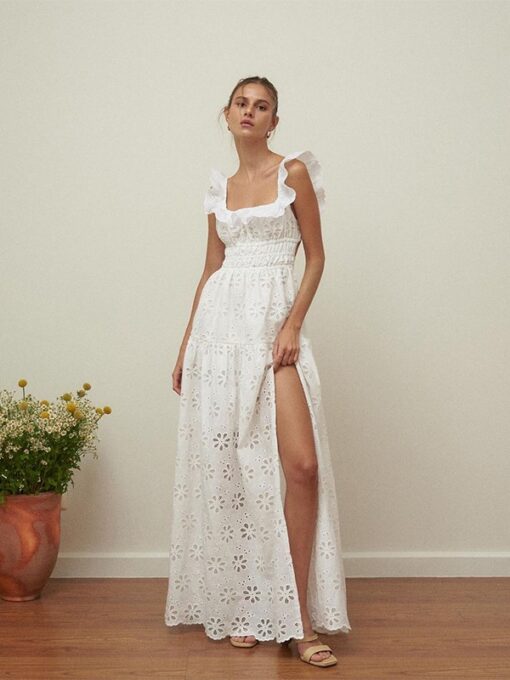White Long Dress