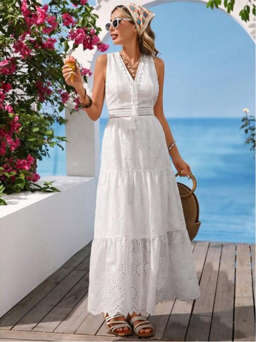 White Maxidress